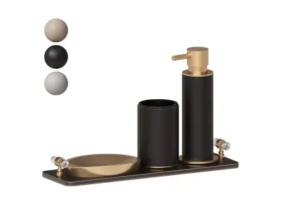 Bathroom Set 02 By ADJStyle  3D model
