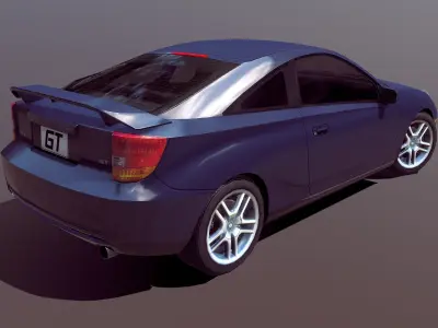 2000 Toyota Celica GT Low-poly 3D model