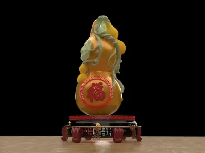 Chinese  gourd  3D model