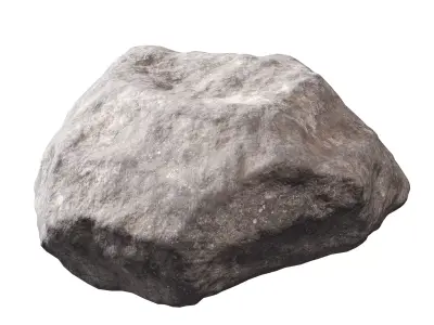 Low Poly Rocks Set 09 3D model