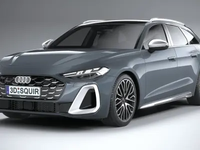 Audi S5 Avant 2025 3D model