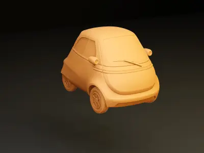 Microlino car 3D print model