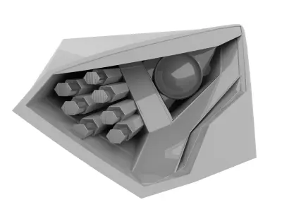 Headlight Rearlight Sport Car 01 3D print model