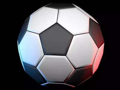 football BALL  Free low-poly 3D model