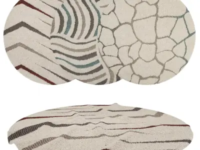 Rugs No 157 Low-poly 3D model
