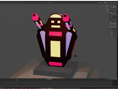 Free robot Free 3D model