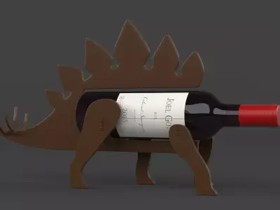 Wine Bottle 3D model