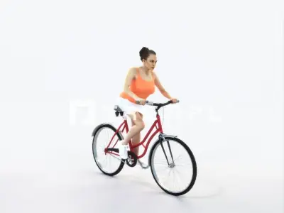 Dream 01K bicycle bike Sports Woman Low-poly 3D model