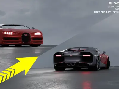 Bugatti Chiron 3D model 3D model