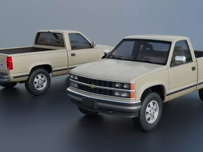 Chevrolet K-1500 1989 3D print model