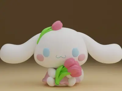 Sanrio cinnamoroll 16 3D print model