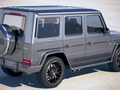 Mercedes G63 AMG 2019 3D model