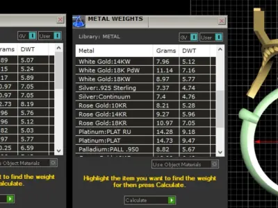 ring with a big stone 3D print model