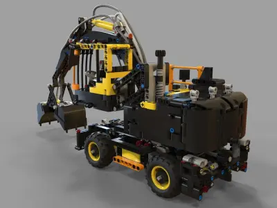 Lego loader 3D model