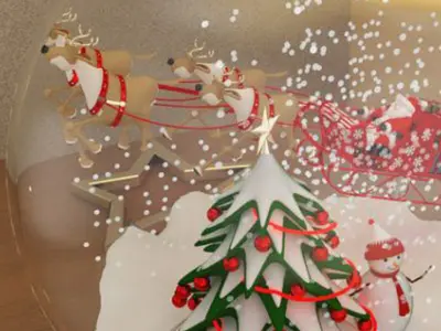 snow globe 3D model