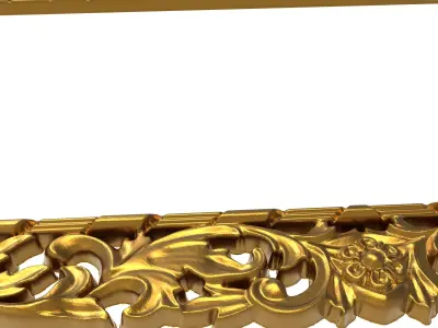carved frame 3D model 51