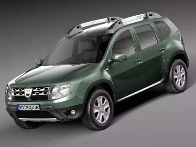 Dacia Duster 2014 3D model