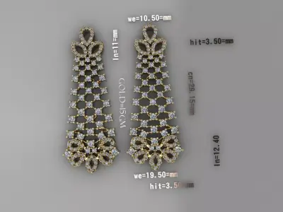 FASION EARING  3D model purchase