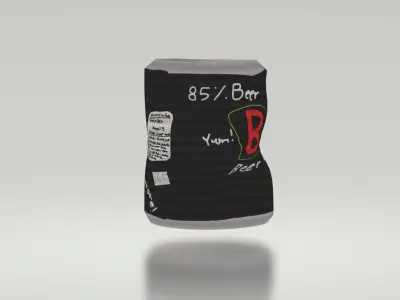 Bent Can Free 3D model