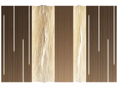Wall 3D panel 13 3D model