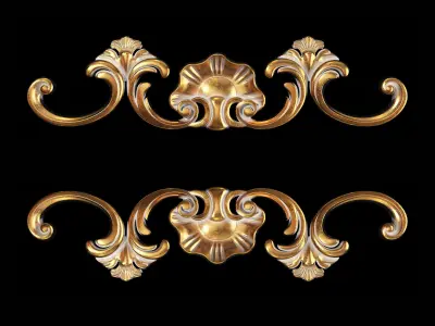 Classic carved 085 3D model