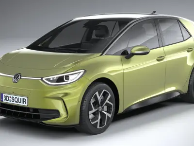 Volkswagen ID3 Pro S 2024 3D model