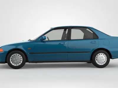 Honda Civic EG Sedan 1993 3D model