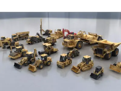 Engineering vehicle 3D model