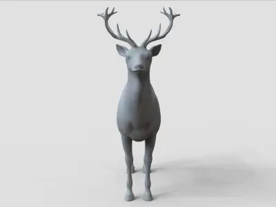 deer basemesh 3D model