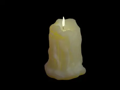 candle 3D model