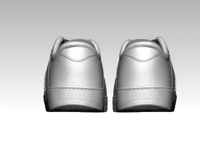 Realistic Sneaker Shoe High Detail 3D Printable Footwear Model 3D print model