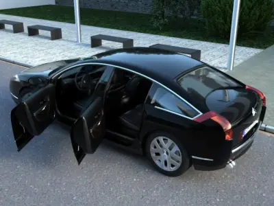 Citroen C6 2007 3D model