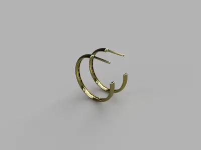Earrings from Etsy 3D model