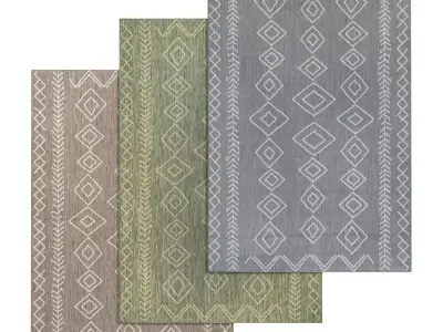 Rug Set 1304 3D model