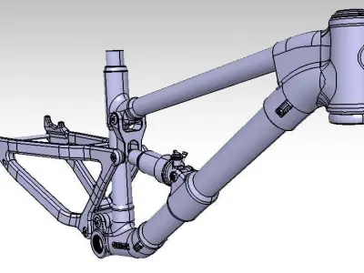 Frame MTB Full Suspension GB2 3D model