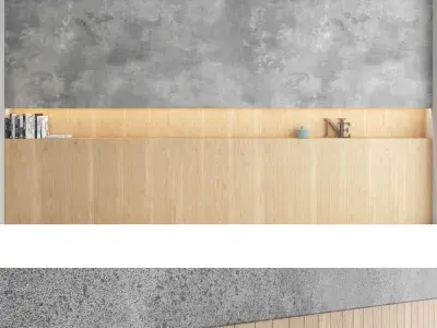 Decorative wall panel set 50 3D model