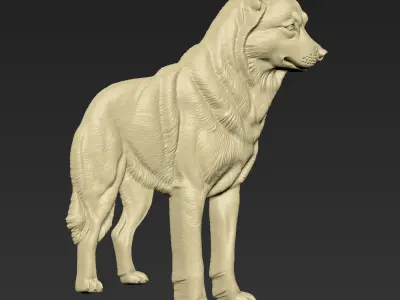 Wolf A114 3D print model