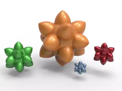 Disdyakis Dodecahedron 3D print model