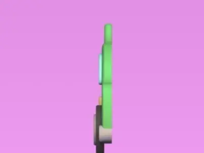 Car Keychain 3D print model