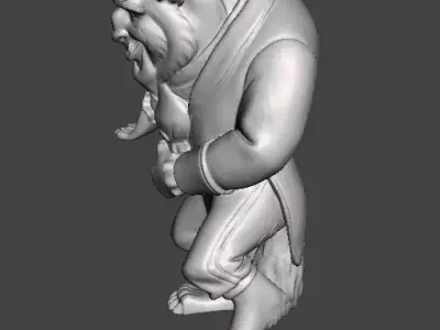 THE BEAST SCULPTURE FIGURE MODEL STATUE TOY ORNAMENT 3D print model