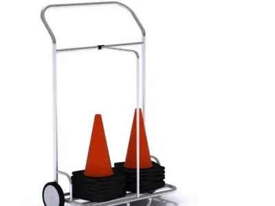 Metal Cone Carrier 3D model
