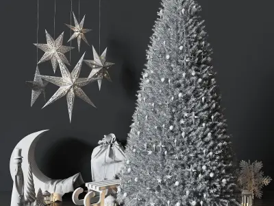 Christmas Decorative set sk 4 3D model