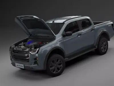 All New ISUZU D MAX 2022 3D model