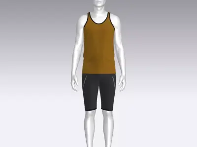 Sport Suit Low-poly 3D model buy