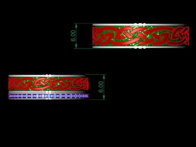 engagement rings Low-poly 3D model
