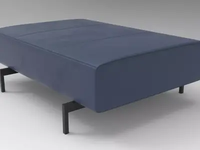 Puki Pouf Low-poly 3D model