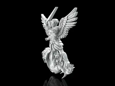 Saint Michael 3D print model