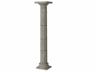 Column Low-poly 3D model