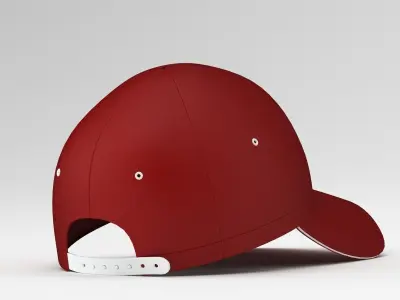 Baseball Cap 01 3D model