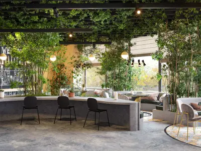 Coffee Shop 3D model